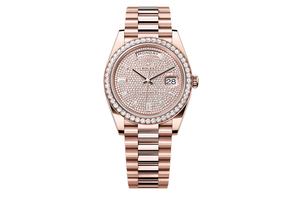 Rolex - Day-Date 40 - 228345rbr - Rose Gold & Diamonds (rb2040)