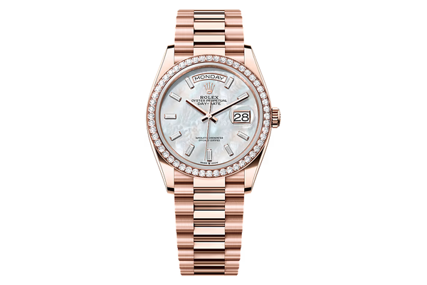 Rolex - Day-Date 36 - 128345rbr - Rose Gold & Diamonds (mb833)