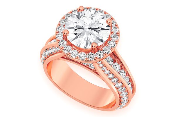 Monst - 2.00ct Round Solitaire - Diamond Engagement Ring - All Natural