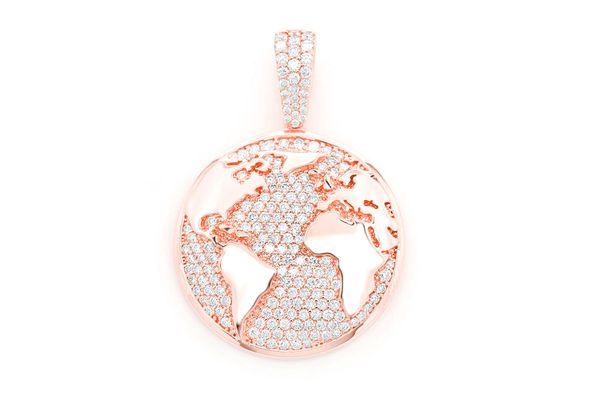 diamond world pendant