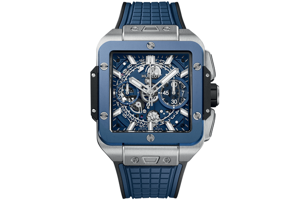 Hublot - Square Bang Unico Titanium Blue Ceramic - 821.nl.5170.rx - Titanium (rb347)