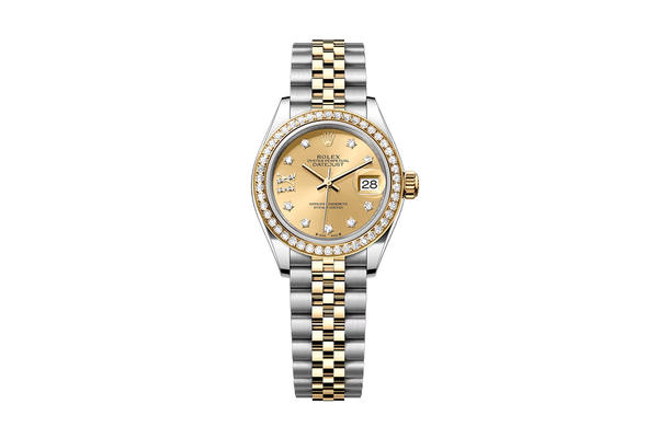 Rolex - Lady-datejust- 279383rbr - Yellow Gold & Steel (rb178)