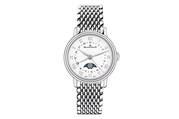 Blancpain - Villeret Quantième Phases De Lune - 6106-1127-Mmb - Stainless Steel (mb649)