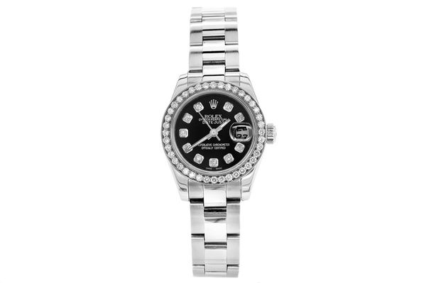 Rolex - Datejust 26 - 179160 - Steel - Custom Diamond Bezel & Dial - (500-06004)