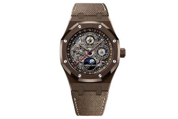 Audemars Piguet - Royal Oak Perpetual Catcus Jack - 26585cm - Brown Ceramic