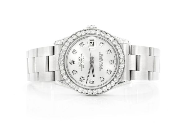 Rolex Datejust 31MM Steel (78240) - 1.50ctw Diamond Bezel