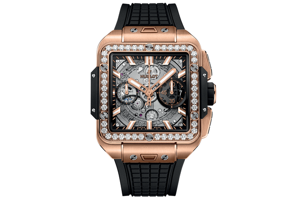 Hublot - Square Bang Unico King Gold Diamonds - 821.ox.0180.rx.1204 - King Gold (rb411)