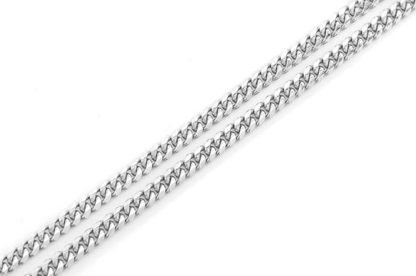 3.5MM Miami Cuban 14k Solid Gold Chain