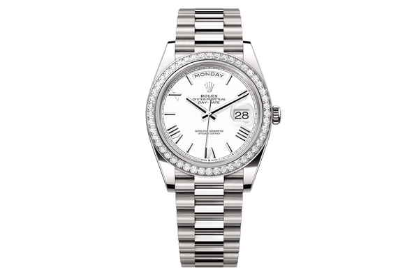 Rolex - Day-Date 40 - 126235 - White Gold & Diamonds (mb513)