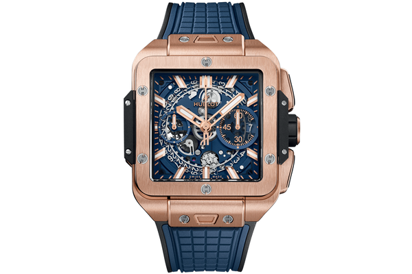 Hublot - Square Bang Unico King Gold Blue - 821.ox.5180.rx - King Gold (rb348)