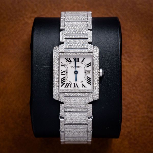 Cartier Tank Midsize Ss 14.18ctw - Nc