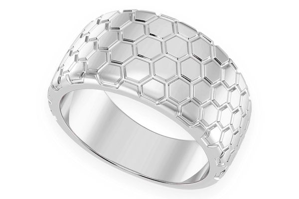 Honeycomb Ring 14k Solid Gold