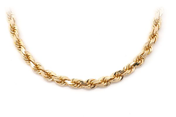 4.5MM Rope - 14k Solid Gold Bracelet