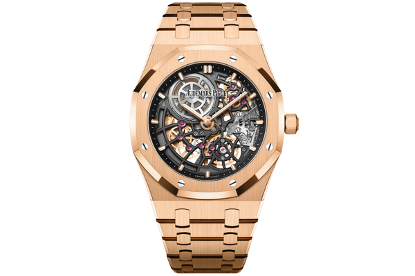 Audemars Piguet - Royal Oak Jumbo Extra-thin Openworked - 16204or.oo.1240or.03 - Pink Gold (rb1172)