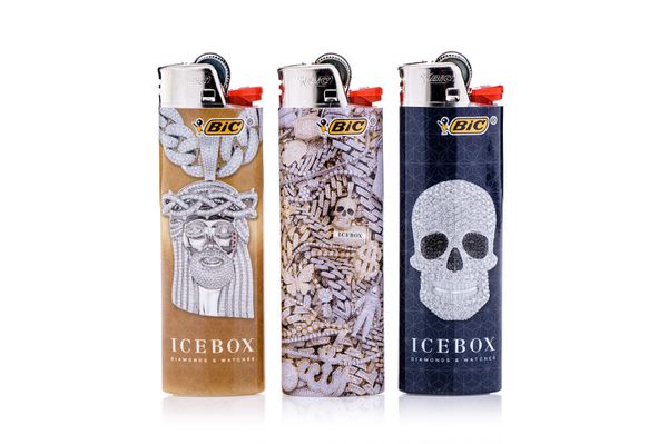 Icebox Set Of 3 Design Lighters 