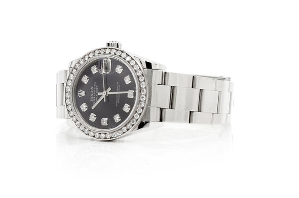 Rolex Datejust 31MM Steel (78240) - 1.00ctw Diamond Bezel