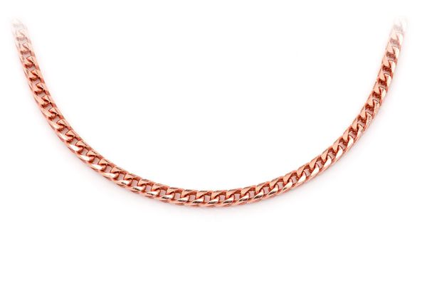 2MM Franco - 14k Solid Gold Bracelet