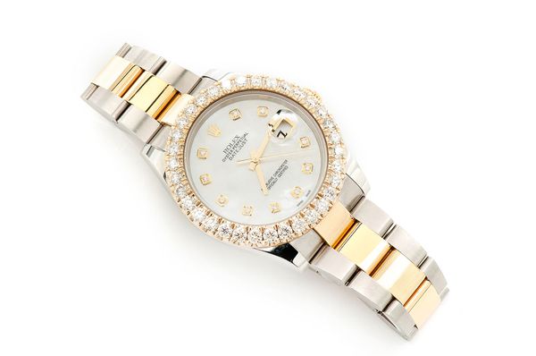 Rolex Datejust 41MM 18k Yellow Gold & Steel (126333) - 5.00ctw Diamond Bezel