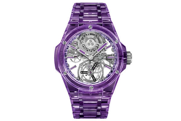 Hublot - Big Bang Integrated Tourbillon Full Purple Sapphire - 455.jm.0120.jm - Sapphire Crystal (rb341)