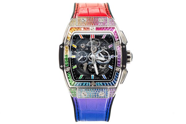 Hublot - Spirit Of Big Bang Titanium Rainbow - 641.nx.0117.lr.0999 - Titanium (mb15)