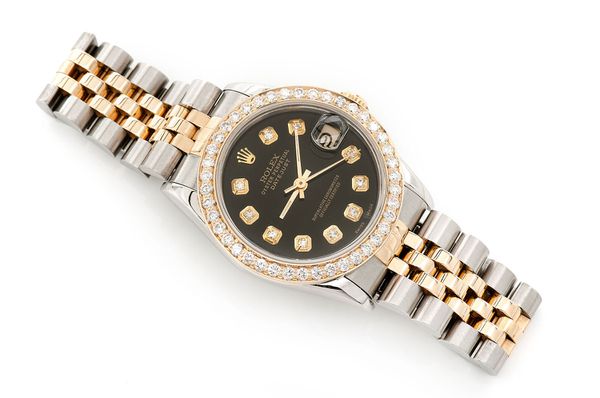 Rolex Datejust 31MM 18k Yellow Gold & Steel (68273) - 1.25ctw Diamond Bezel