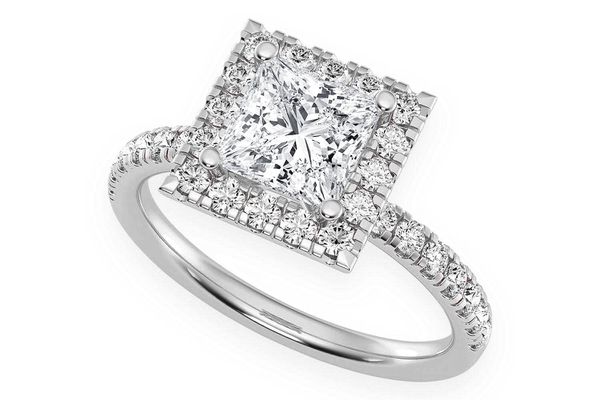 Thav - 1.00ct Princess Cut Solitaire - Diamond Engagement Ring - All Natural