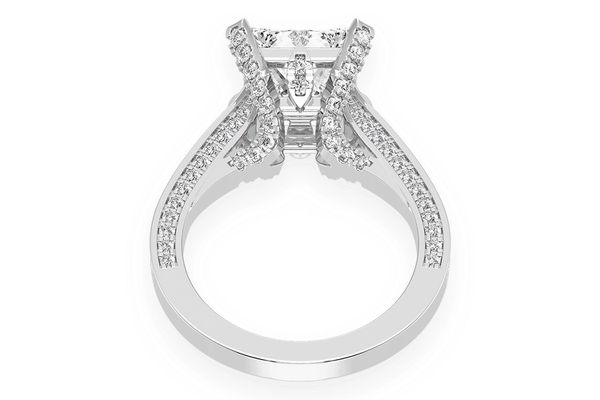 Chant - 3.00ct Princess Cut - Diamond Engagement Ring - All Natural