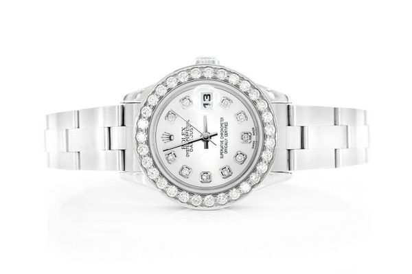 Rolex Datejust 26MM Steel (79160) - 1.25ctw Diamond Bezel