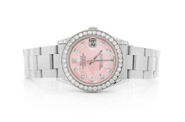 Rolex Datejust 31MM Steel (78240) - 1.50ctw Diamond Bezel