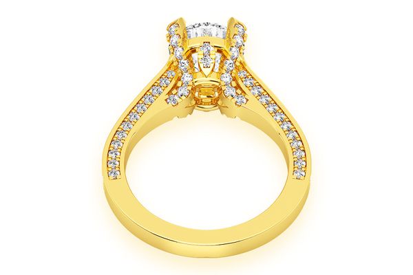 Chant - 2.00ct Round Solitaire - Knife Edge - Diamond Engagement Ring - All Natural