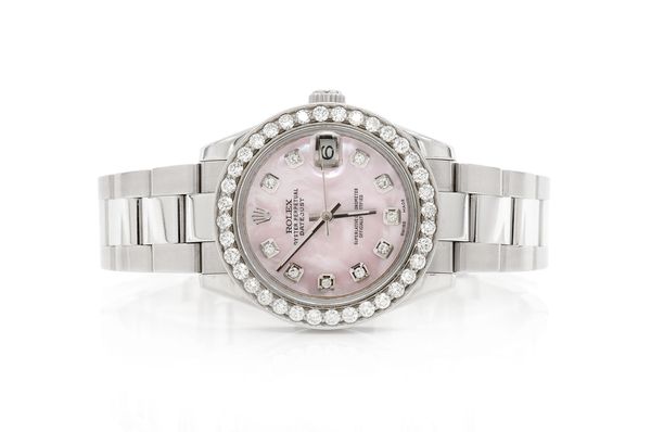 Rolex Datejust 31MM Steel (178240) - 1.75ctw Diamond Bezel