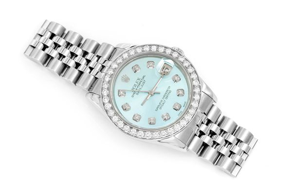 Rolex Datejust 31MM Steel (68240) - 1.50ctw Diamond Bezel