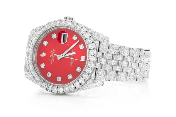 Fully iced rolex sale