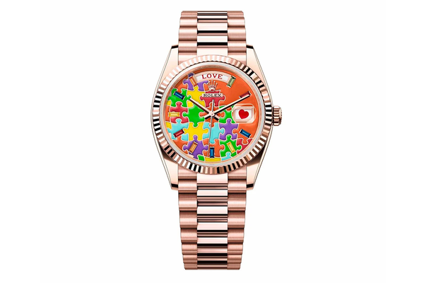 2024 Rolex - Day-date 36 - 128235 - Rose Gold Puzzle (mb582)