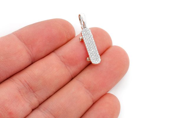 diamond skateboard pendant