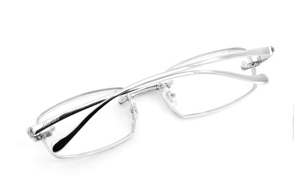 Cartier Glasses Iced Out Diamond Rims - 2.85ctw - White Gold