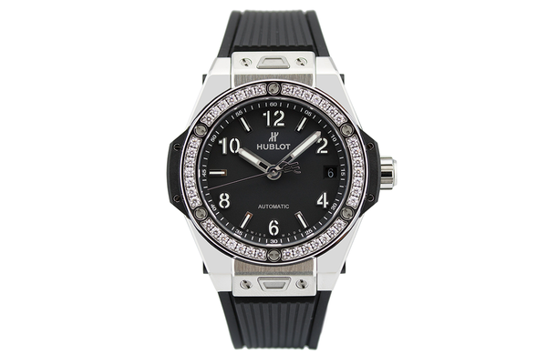 Hublot - Big Bang One Click Steel Pave - 465.sx.1170.rx.1604 - Stainless Steel (mb318)