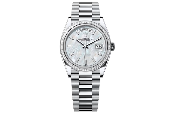 Rolex - Day-date 36 - 128396tbr - Platinum (rb68)