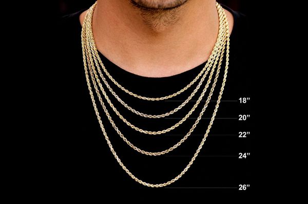 Icebox - 5MM Rope 14k Solid Gold Chain