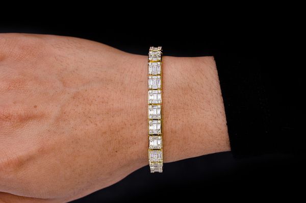 0.06 Ct Diamond Cord Bracelet 14K Gold Diamond Bracelet -  Norway