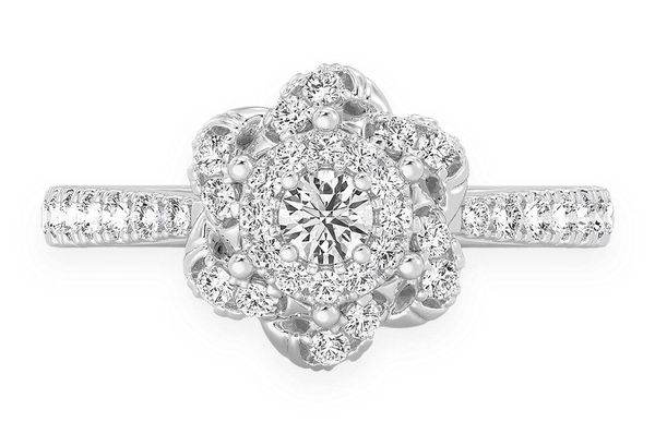 Icebox - .50ctw - Layer Flower - Diamond Engagement Ring - All Natural