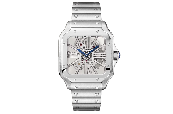 Cartier - Santos Skeleton - Whsa0015 - Stainless Steel (rb662)