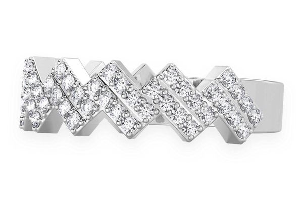 Icebox Zig Zag Diamond Ring K Solid Gold Ctw