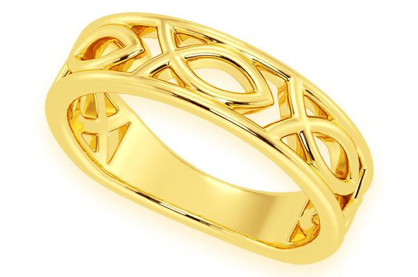 Icebox - Ichthys Ring 14k Solid Gold