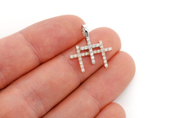 triple cross pendant