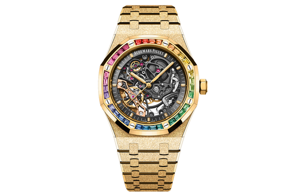 Icebox Audemars Piguet Royal Oak Skeleton Rainbow 15412ba