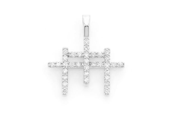 triple cross pendant