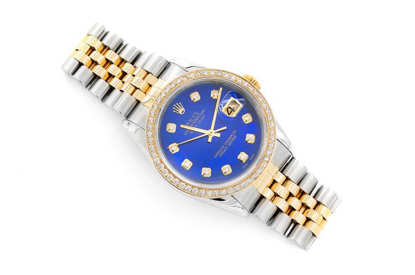 Rolex Datejust Diamond Watch. 36mm. Yellow Gold and Stainless