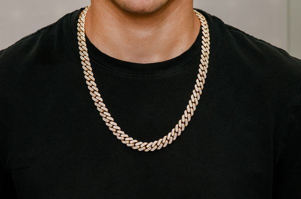 10mm 14k cuban link chain