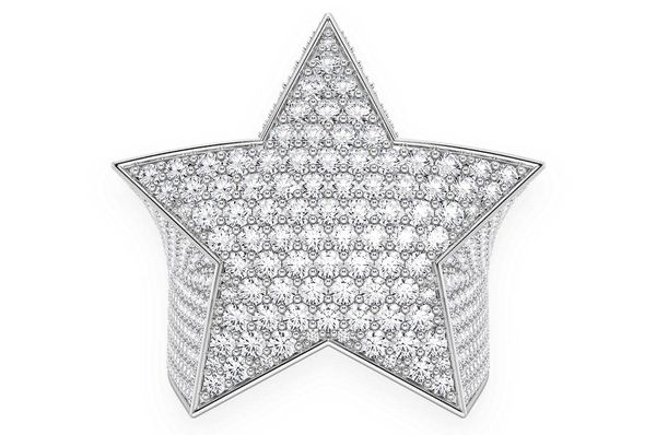 Super Star Diamond Ring 14k Solid Gold 7.25ctw